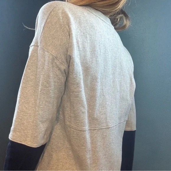 Madewell Jumpstart Oversize Sweatshirt Dress size Medium Armpit - Picture 9 of 12